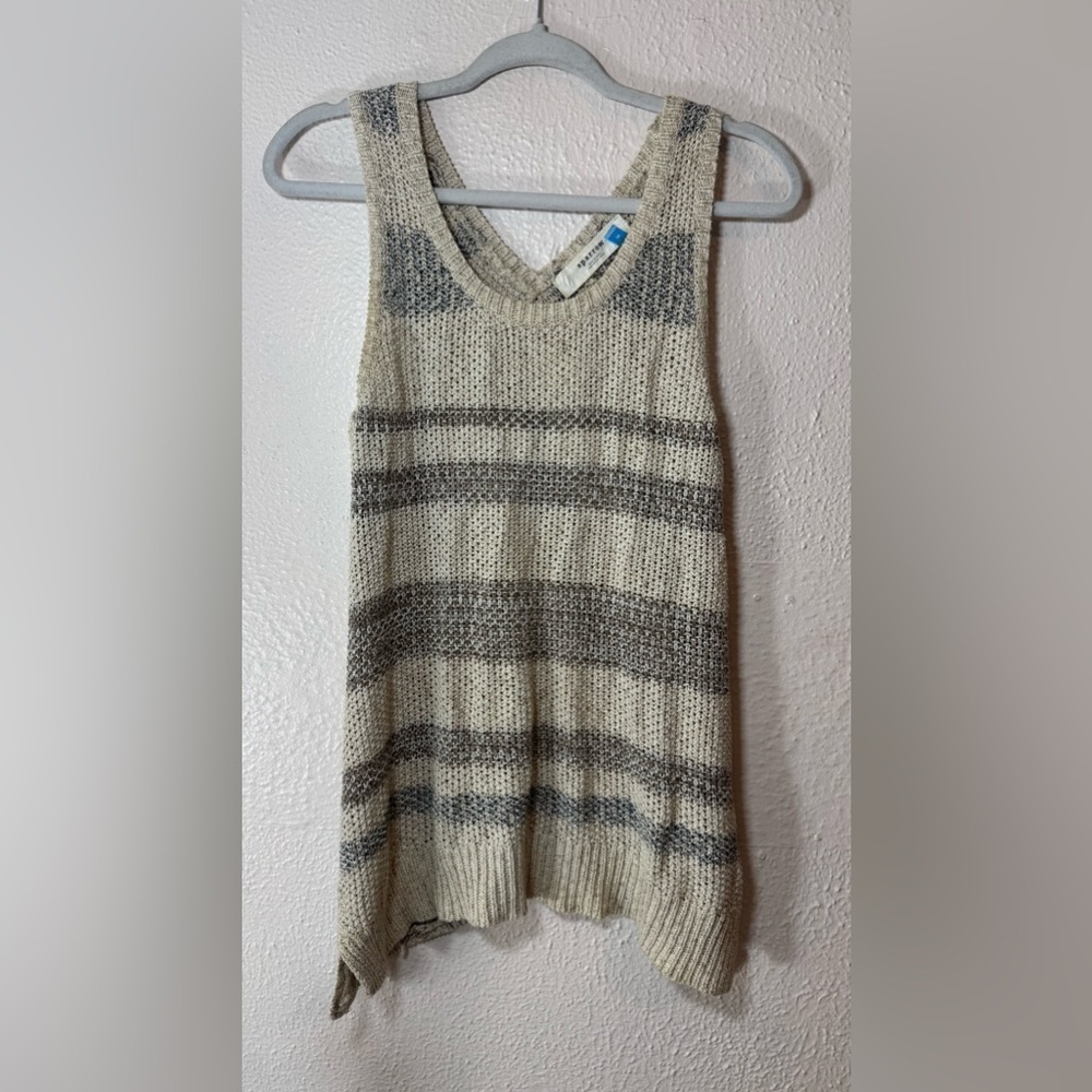Sparrow Anthropologie Cross Back Knit Tank Top Sleeveless Sweater Women’s Medium